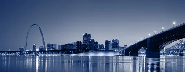 St. Louis skyline panorama.