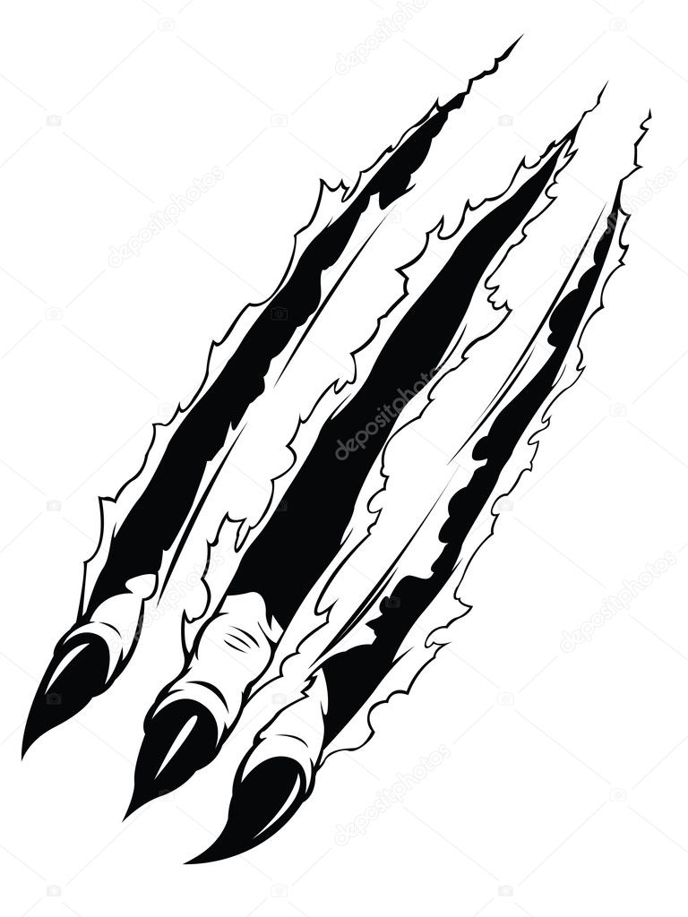 clip art tiger claw marks - photo #28