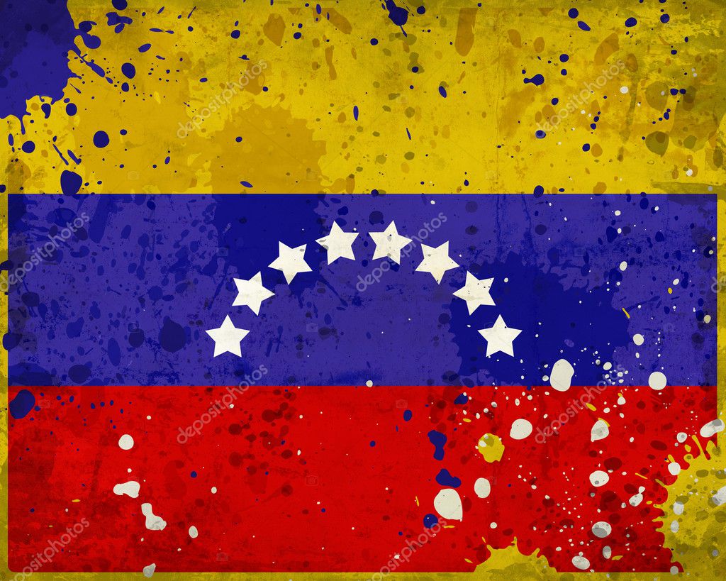 Bandera De Venezuela Grunge Con Manchas Foto De Stock Merrydolla