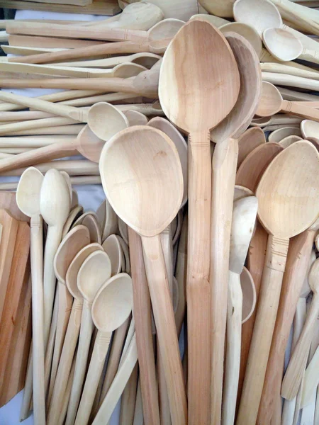 Wood spoon as utensils