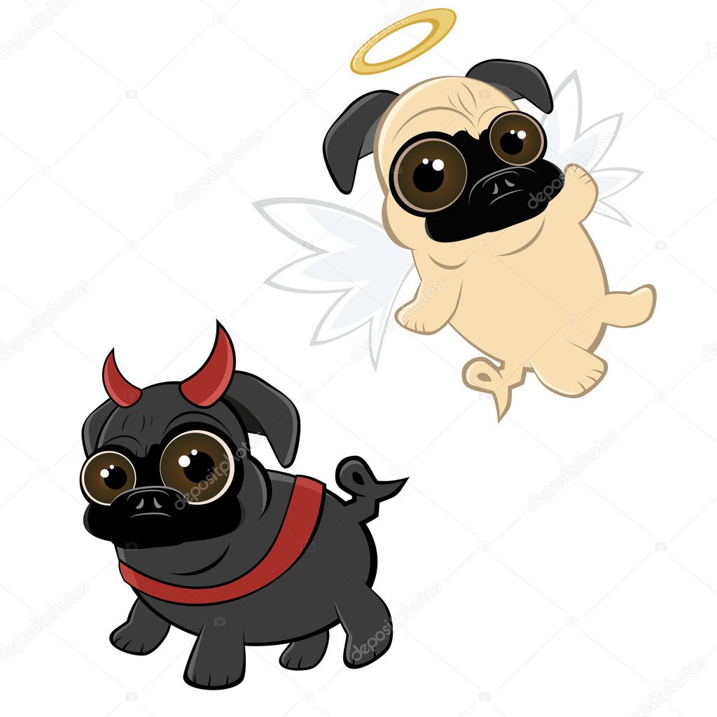 Cartoon Pug