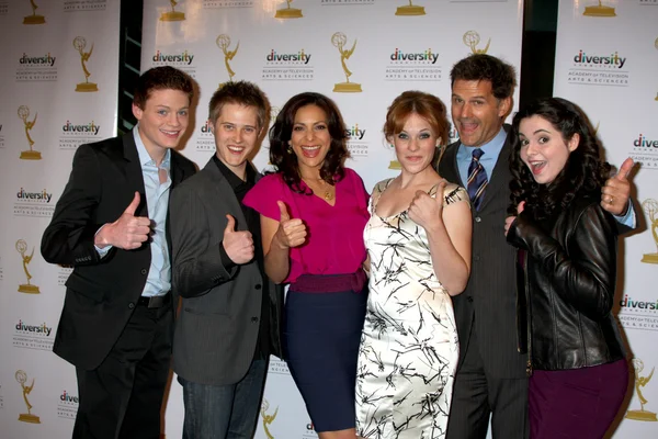 Switched at Birth Cast - L-r: Sean Berdy, Lucas Grabeel, Const