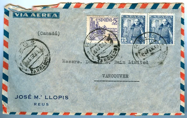 Vancouver airmail envelope