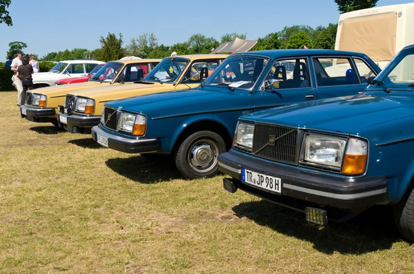 PAAREN IM GLIEN, GERMANY - MAY 26: Various modifications of cars Volvo 240, \