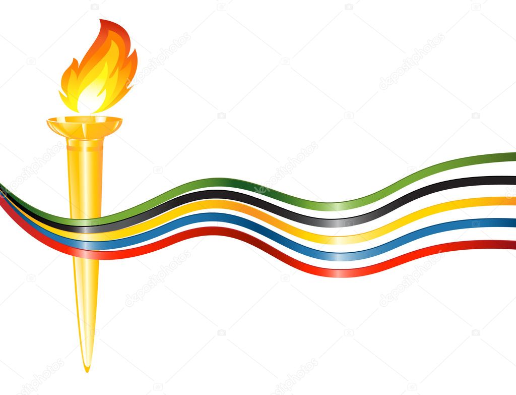 What does the Olympic torch symbolize?