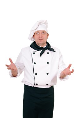 Chef in uniform clipart