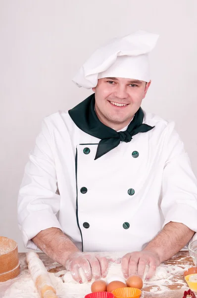 Chef in uniform — Stock Photo, Image