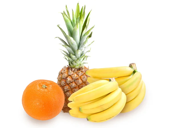 Heap of fresh tropical fruits — Stock Photo, Image