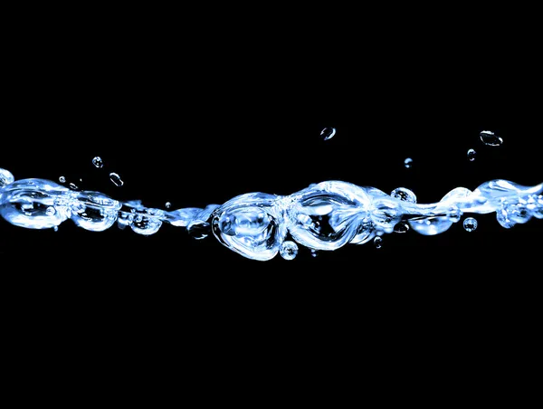 Splash water διάνυσμα που απομονώνονται σε μαύρο. Γεια res — Διανυσματικό Αρχείο