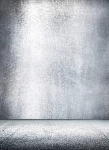 Metallplatte Stahl background.metal Interieur. — Stockfoto