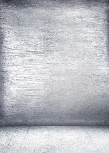 Metallplattan stål background.metal interiör. — Stockfoto