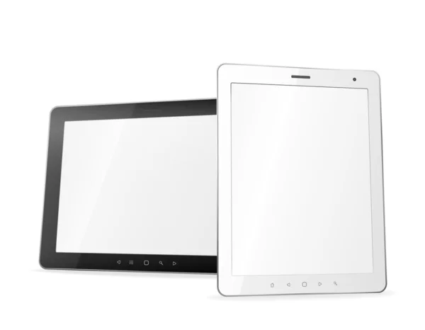 Dois computadores tablet — Vetor de Stock