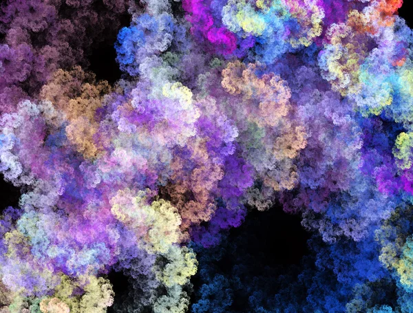 Абстрактный цветочный фрактал — стоковое фото
