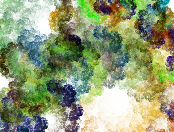 Абстрактный цветочный фрактал — стоковое фото