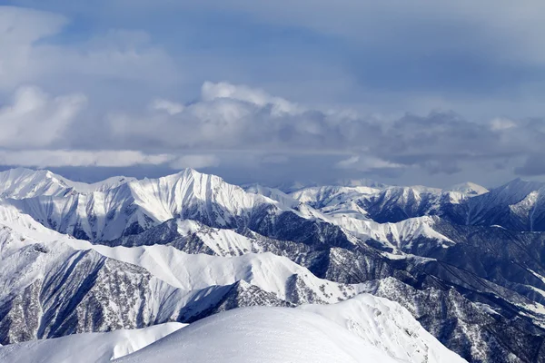 Vista desde las pistas de esquí —  Fotos de Stock