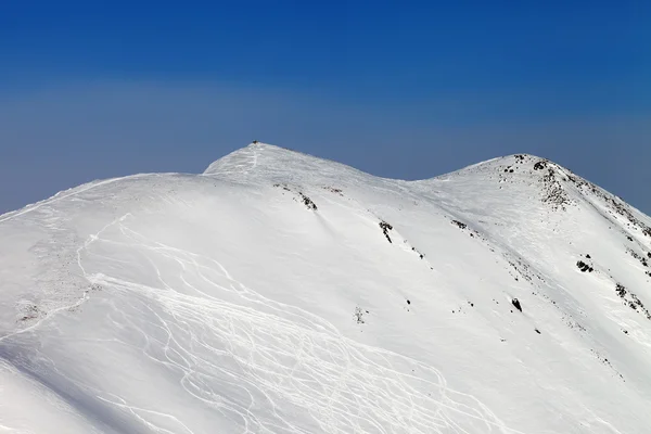 스키 슬로프, 끄기-piste — 스톡 사진