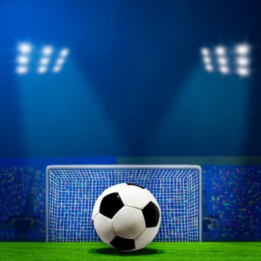 Abstract football or soccer backgrounds clipart