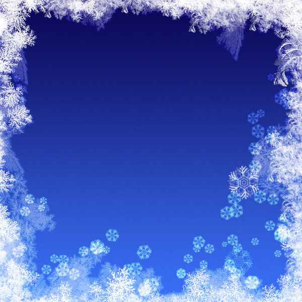 Abstract winter backgrounds with frozen texture