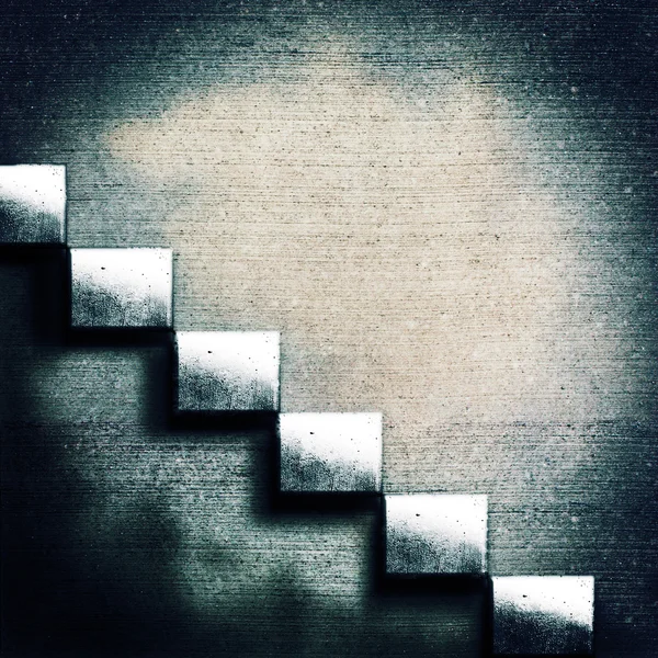 Abstract concrete stairs. Grunge architecture backgrounds — Stock Photo, Image