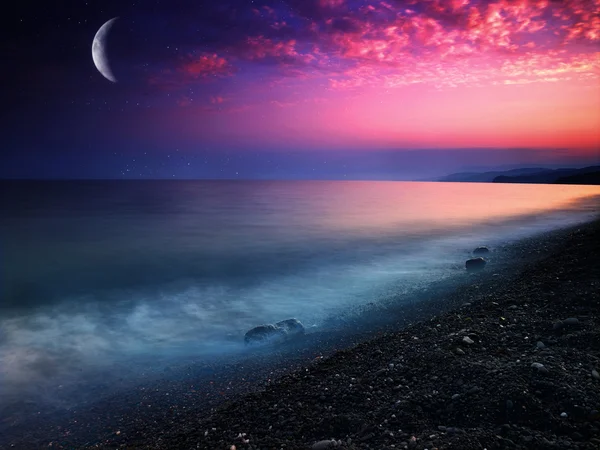 Mystické moře. abstraktní přirozené pozadí — Stock fotografie