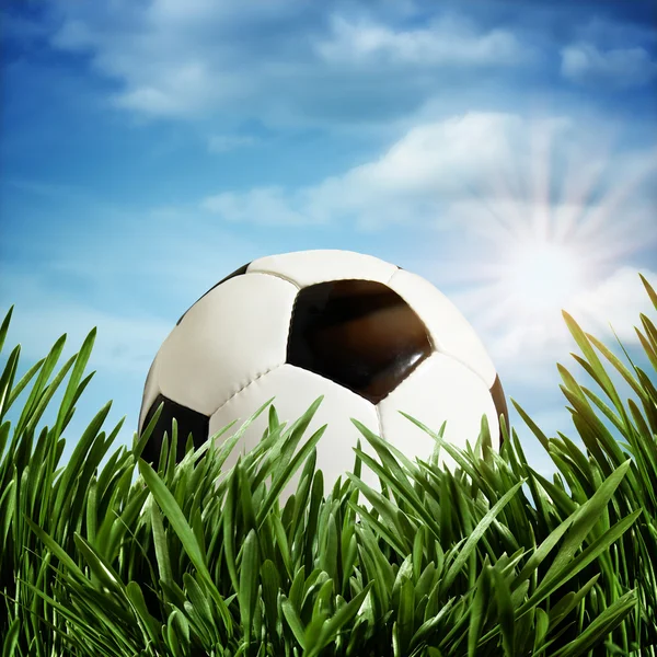 抽象的足球或足球背景 — 图库照片