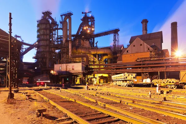 Metallurgische fabriek — Stockfoto
