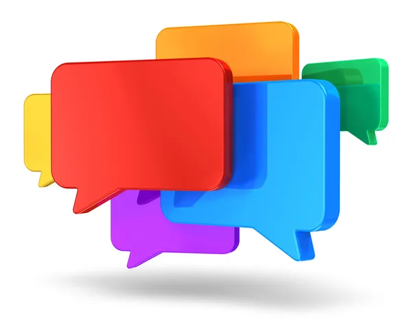 Social networking and chat concept — Stock Photo, Image