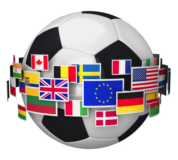 Piłka nożna Mistrzostwa koncepcja — Zdjęcie stockowe