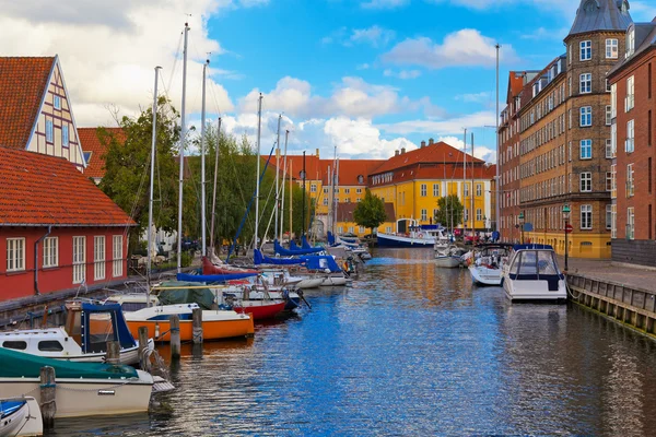 Oude stad in Kopenhagen, Denemarken — Stockfoto