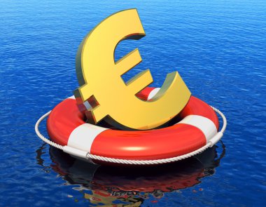 Financial crisis in Europe concept clipart