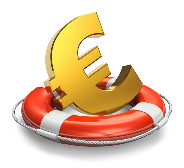 Crise financeira na Europa conceito — Fotografia de Stock