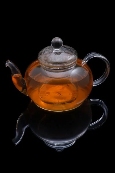 玻璃茶壶 — 图库照片