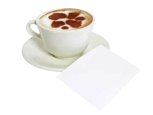 Kopp kaffe-cappuccino — Stockfoto