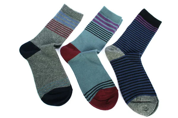 Socken auf weiß — Stockfoto