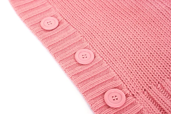 Botones en suéter — Foto de Stock