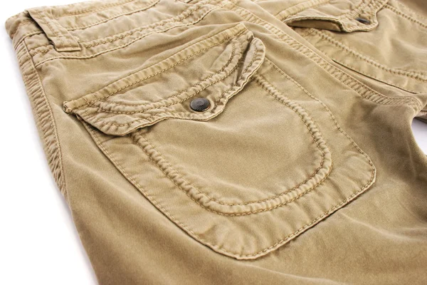 Béžové džíny — Stock fotografie