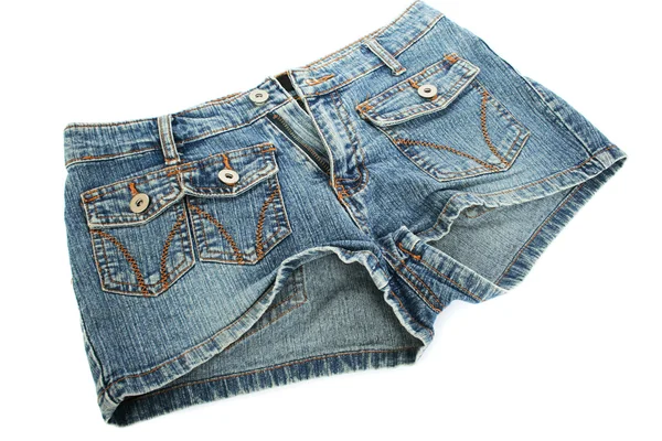 Blå jeansshorts — Stockfoto