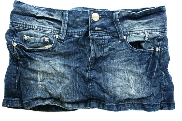 Gonna jeans nera — Foto Stock