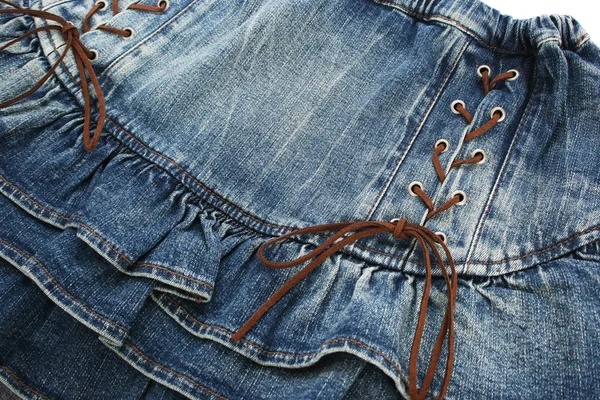 Svarta jeans kjol — Stockfoto