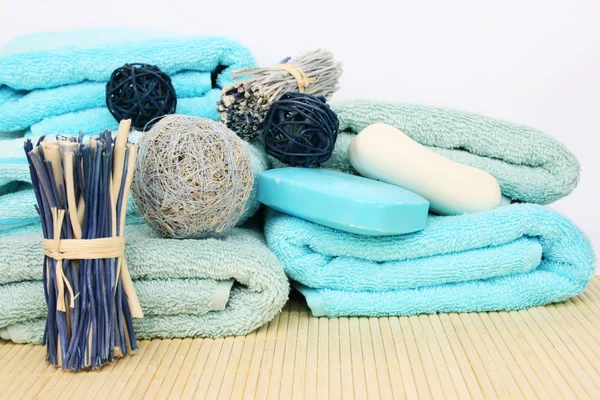 Πετσέτες και διακόσμηση — 图库照片