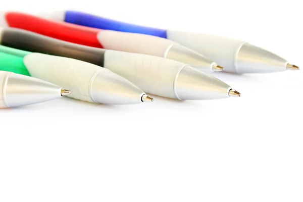 Kolorowe długopisy — Zdjęcie stockowe
