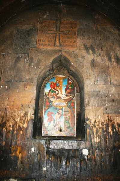 Ícone na igreja Khor Virap — Fotografia de Stock