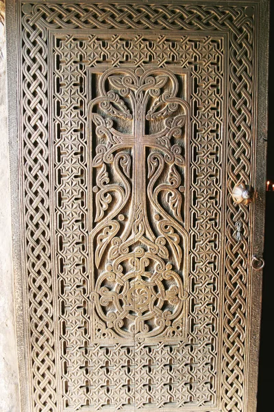 Khor-Virap kolostor ajtó — Stock Fotó