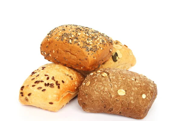 Pan sobre blanco — Foto de Stock