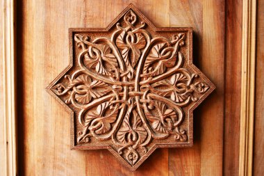 Wooden door of Noravank monastery