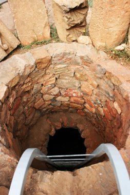 Hole at Noravank monastery. clipart