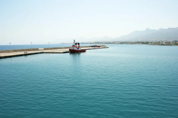 Boat in port — Stock Photo, Image
