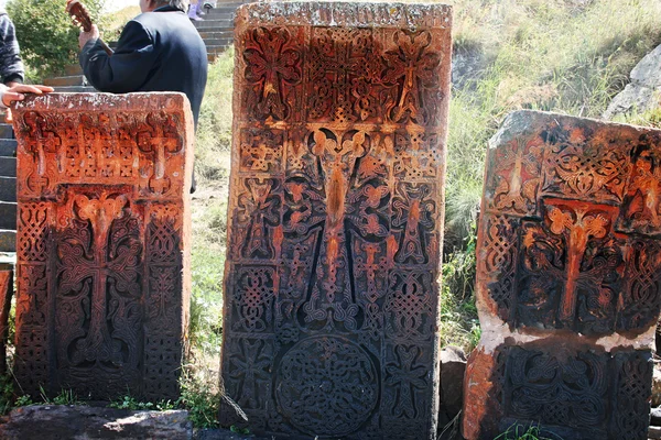 Крест-камни Армении — стоковое фото