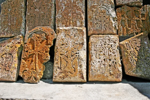 Khachkars o piedras cruzadas —  Fotos de Stock