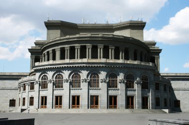 Opera theater in Yerevan clipart